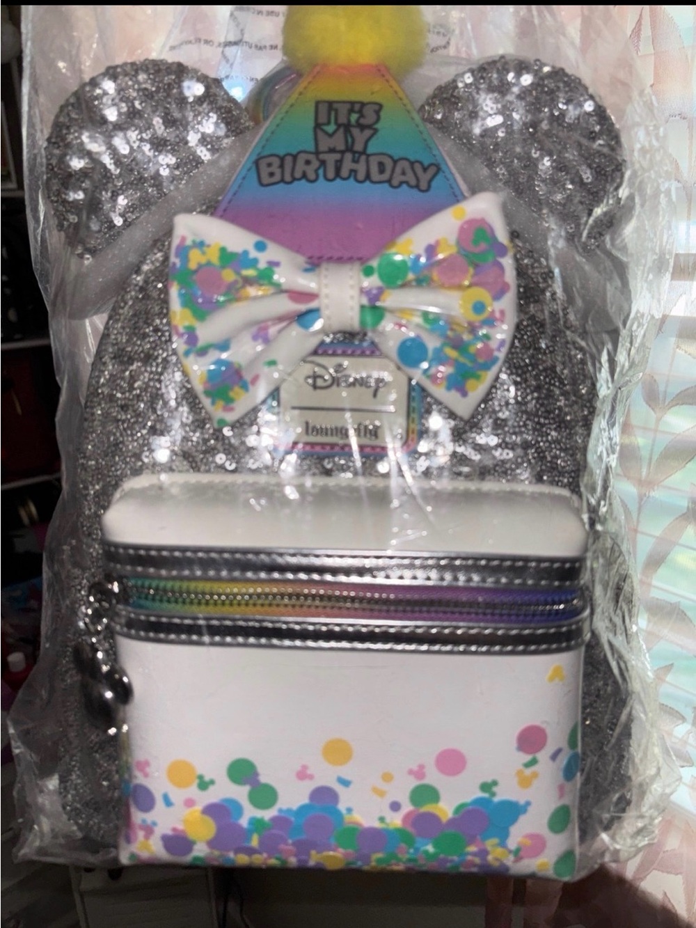 Disney Limited edition it’s my birthday Loungefly mini backpack